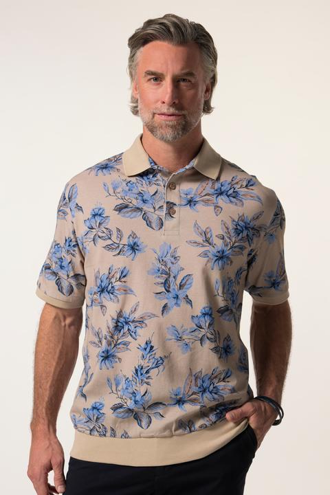 Produktbild Boston Park Poloshirt, Halbarm, Bauchfit, Piqué, Alloverprint, bis 84/86 (62)