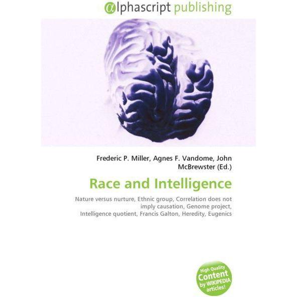 Thumbnail - Race and Intelligence, Fachbücher von Agnes F. Vandome, Frederic P. Miller, John McBrewster