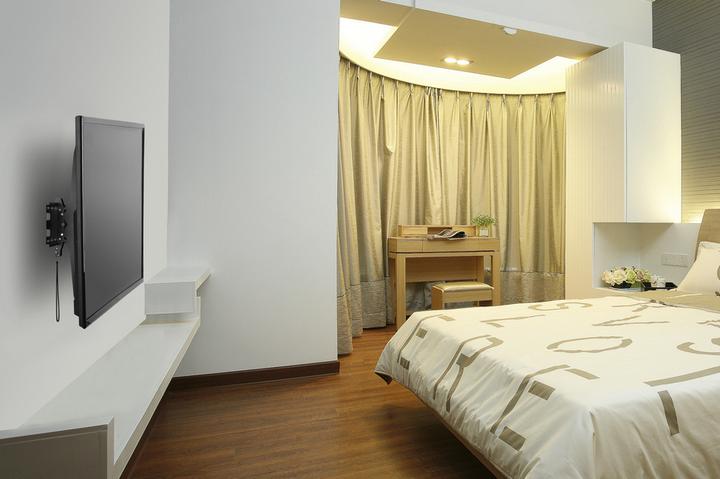 Immagine prodotto equip 152.4cm 60inch-254cm 100inch inclinazione curvo TV staffa di montaggio a parete (Muro, 100", 100 kg)