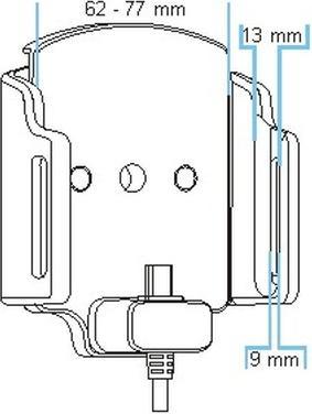 Produktbild Brodit Active holder for fixed installation
