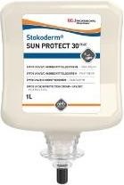 Produktbild Multi Solcreme Stokoderm Sun Protect 30 PURE uden Farve/Parfume/Parabener ECARF 1 ltr,6 x 1 Ltr/krt