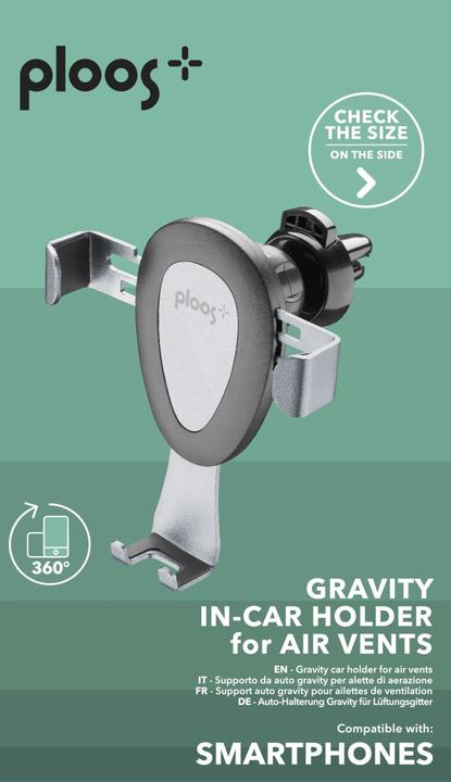 Produktbild Cellularline CELLULAR LINE Gravity Air Vent Fahrzeughalterung (Silber