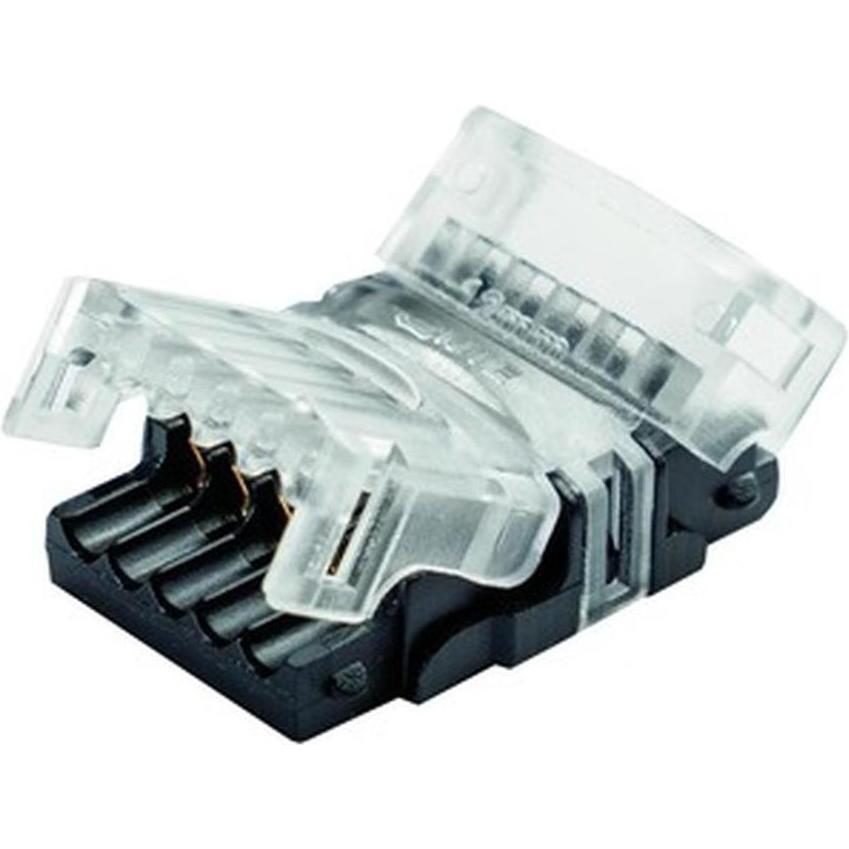 Rutec, Zubehör Beleuchtung, Einspeisungsverbinder Push 70500 f. Vardaflex B:12mm RGBW 4-Kanal