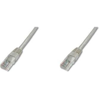 Thumbnail - Digitus CAT5e U-UTP Patchk.,3m, Grau (U/UTP, CAT5e, 3 m), Netzwerkkabel