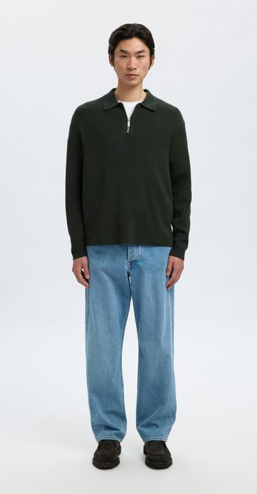 Produktbild Selected Slhteller Fn Relaxed Half Zip Polo Noos (M)