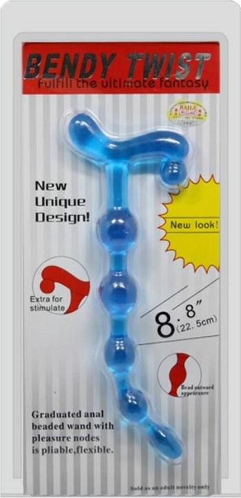 Produktbild Baile Bendy Twist Blue Anal Balls