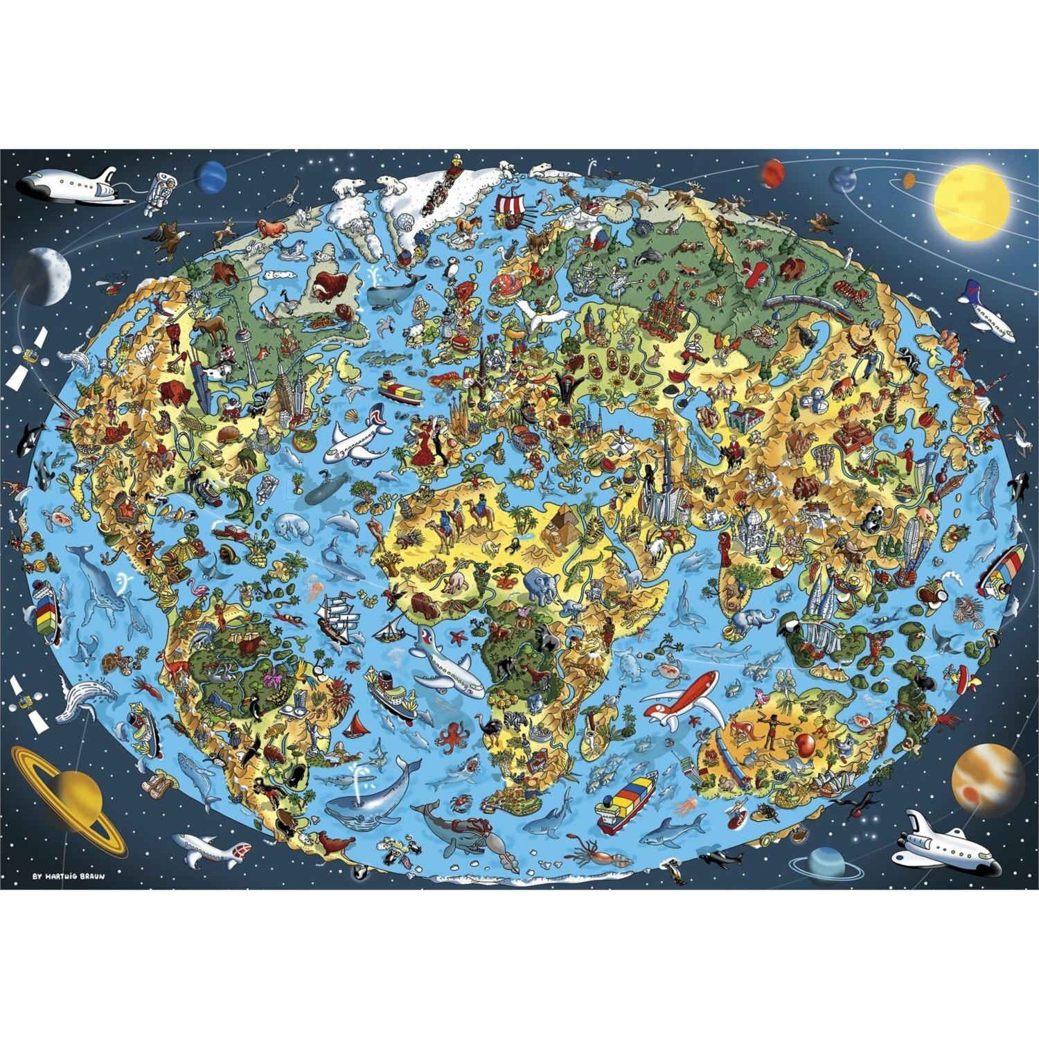 Thumbnail - Gibsons Puzzle Unser wunderbarer Planet 1000 Teile