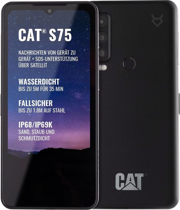 Cat S75 (128 Go, Noir, 6.58", Double SIM, 5G)