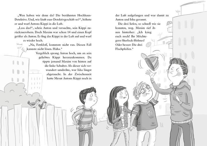 Actual product image Die Hochhaus-Detektive Bd02 - Achtung, Handyfalle! (German, Johanna Lindemann, Elli brother, 2023)