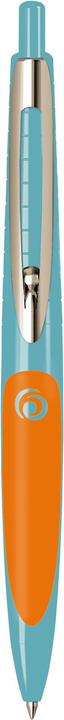 Turquoise/orange