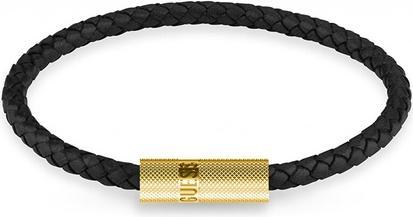 Produktbild Guess Blackjack Leather Bracelet JUXB03238JWYGBK - Length: 23 cm (23 cm)