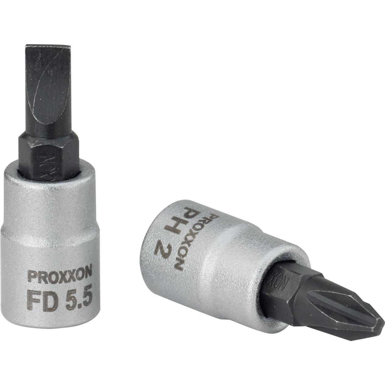 Thumbnail - Proxxon, Steckschlüssel + Stecknuss, 1/4" Schlitzeinsatz (7 mm)