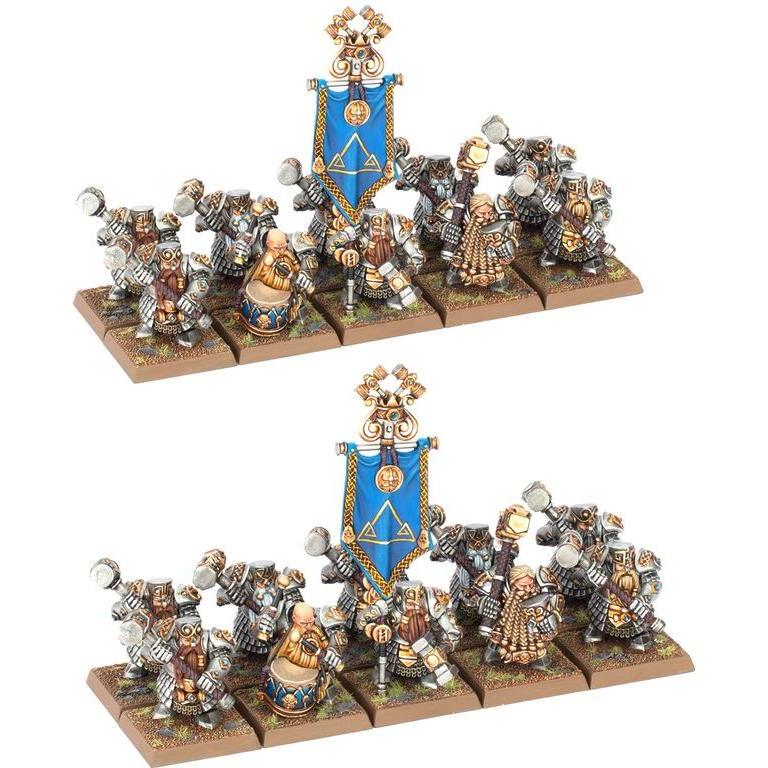 Games Workshop Warhammer ToW - Dwarfen Mountain Holds Dwarf Hammerers (Kunststoff) (10-10)