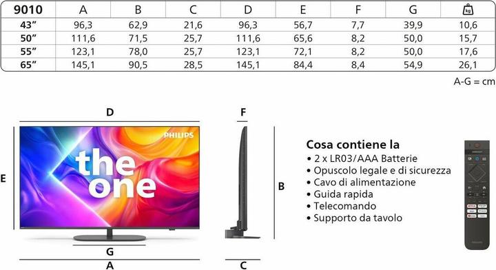 Image du produit Philips 55PUS9010/12 (55", QLED, 4K)