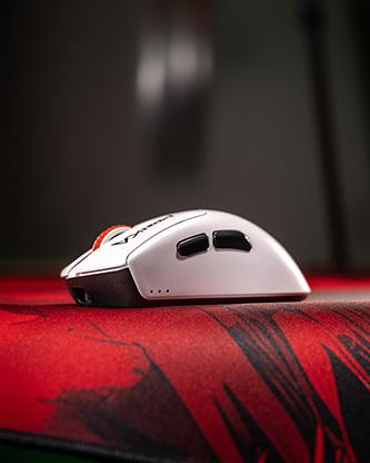 Actual product image Marvo MONKA RAPID Mouse white, 12000DPI, Tri-Mode (Cable, Wireless)
