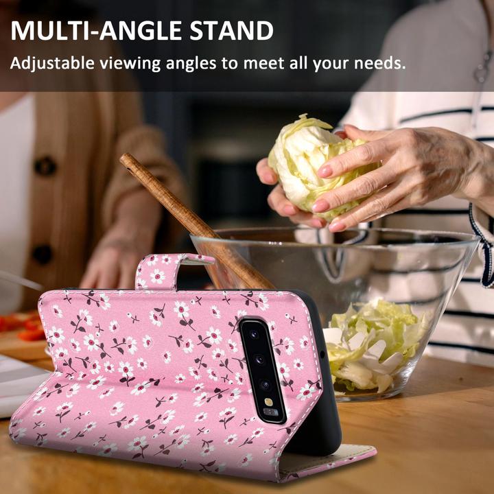 Actual product image Cadorabo Book cover with print (Samsung Galaxy S10)