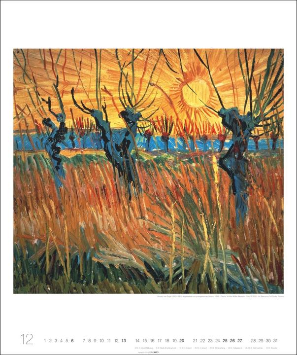 Produktbild Vincent van Gogh Edition Kalender 2026 (46 x 55 cm)