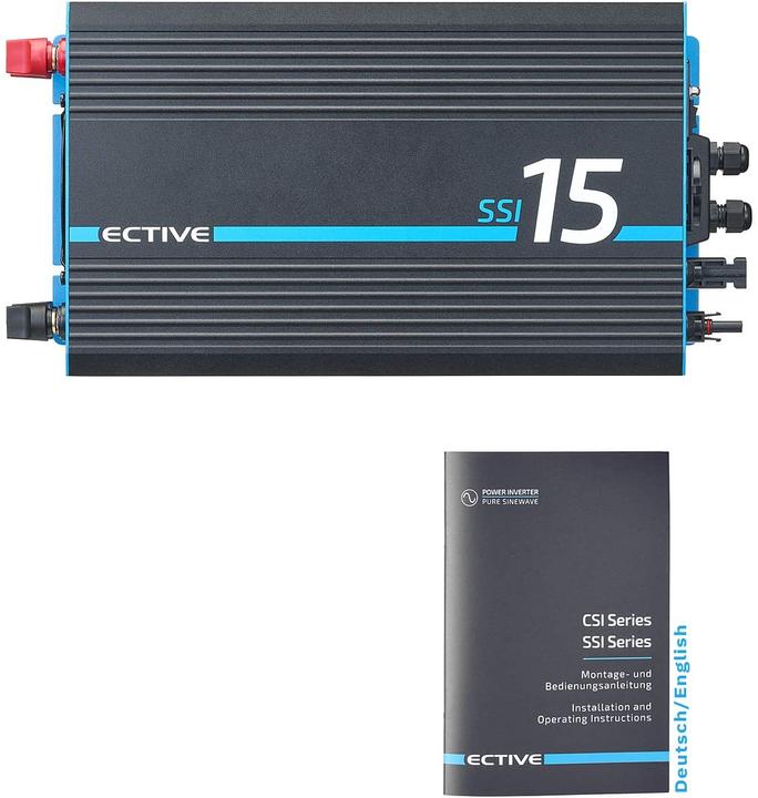 Immagine prodotto Ective Inverter a onda sinusoidale pura SSI 15 con regolatore di carica MPPT 1500 W