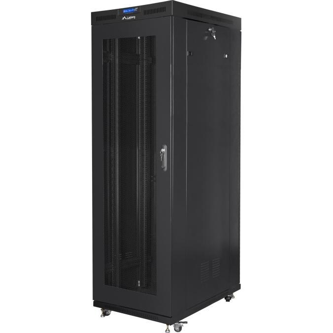 Thumbnail - Lanberg FF01-8037-23BL Rack 37U Freistehendes Gestell Schwarz (37 HE, 19 Zoll Rack), Serverschrank, Schwarz
