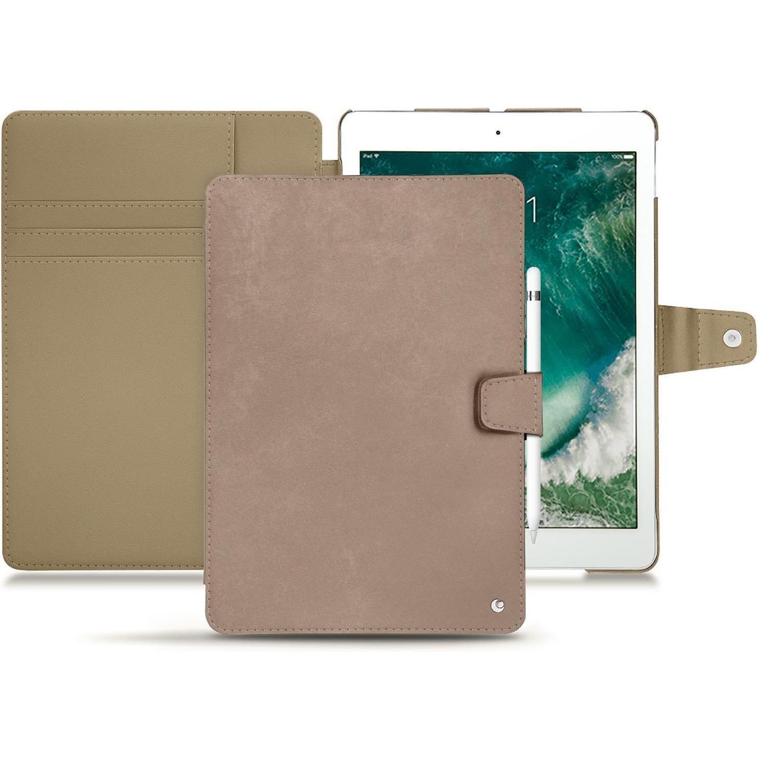 Noreve Lederschutzhülle Wallet (iPad Pro 10.5), Tablet Hülle, Beige