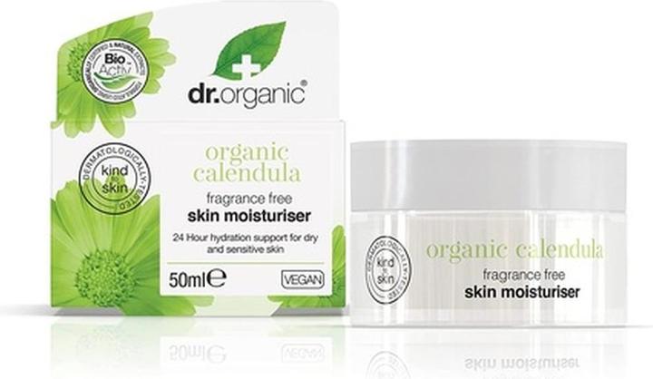 Produktbild Dr. Organic Dr. Organic Calendula Cream Natural Vegan Cruelty Free Paraben and SLS Free 50ml for Sensitive Skin (50 ml, Tagescreme)