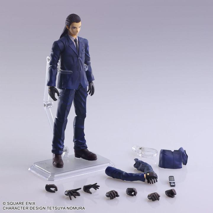 Actual product image Square Enix Final Fantasy VII Bring Arts action figure Tseng 15 cm