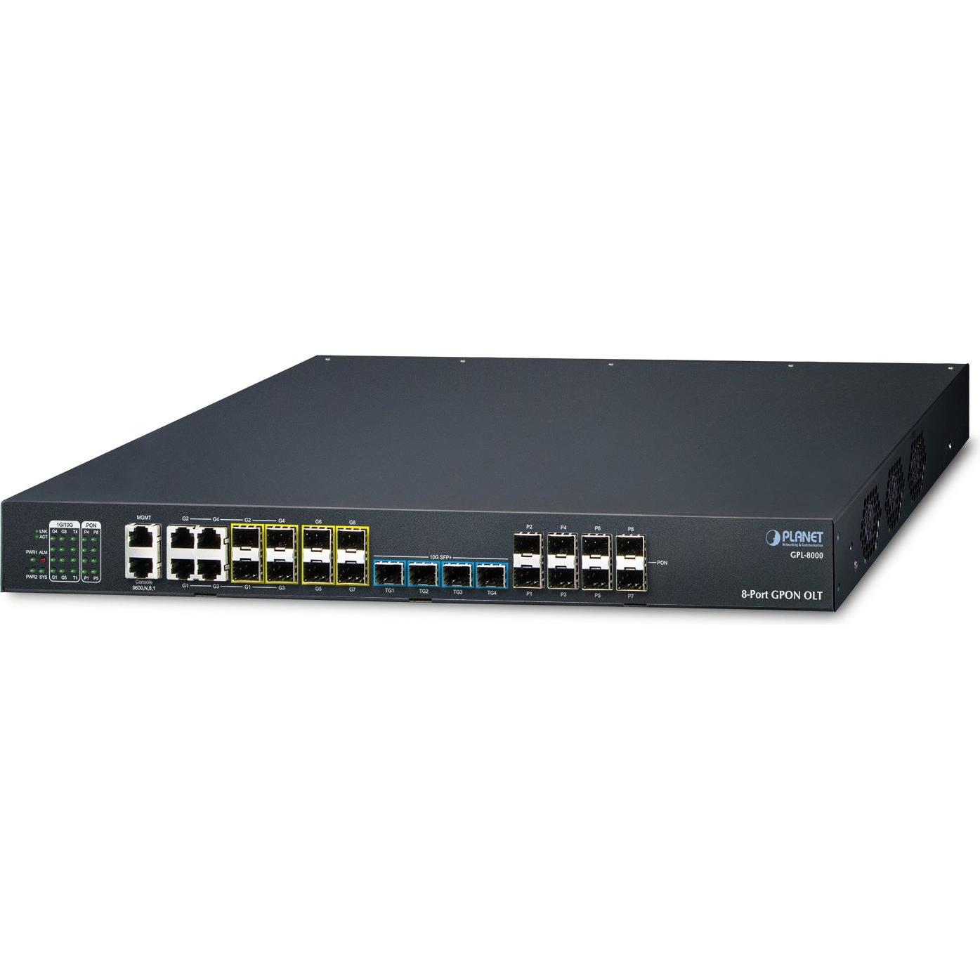 Thumbnail - Planet GPL-8000 8-Port GPON Optical Line Terminal, Data Converter