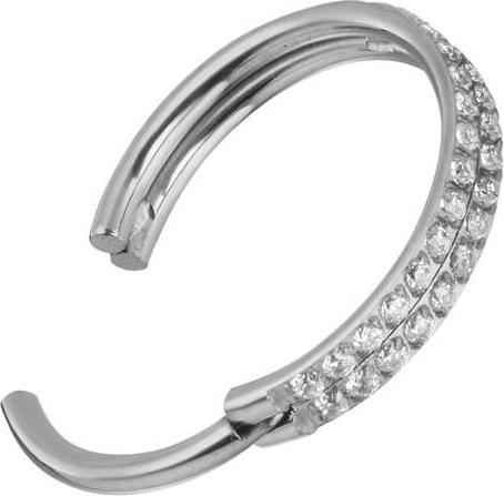 Produktbild Bijouteria Ohrpiercing (Titan, Kristall)