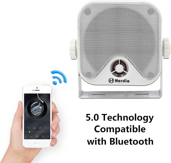 Produktbild Herdio Wasserdichte Bluetooth Marine Lautsprecher