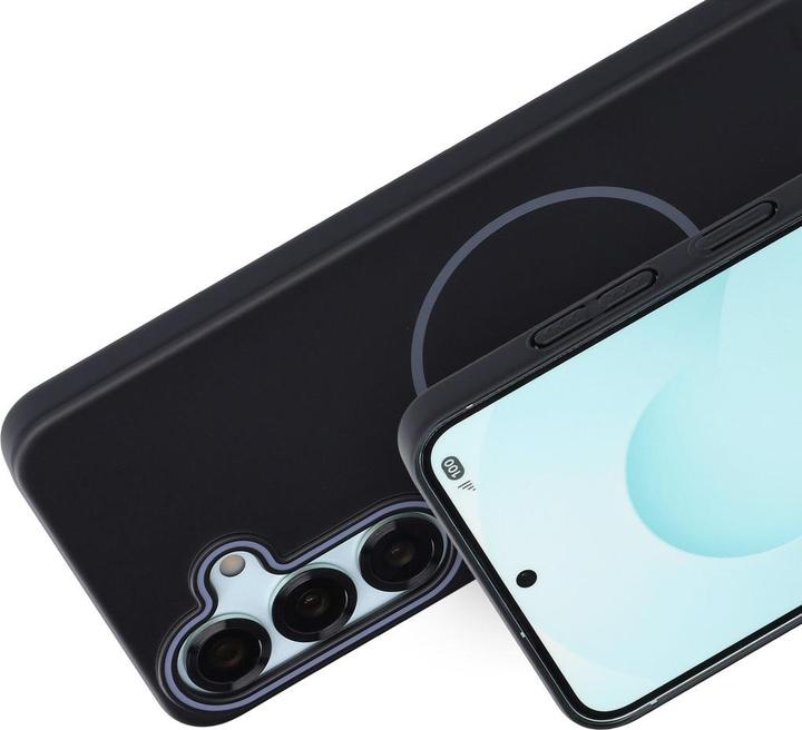 Image du produit Mobiparts Slim Line Case Samsung Galaxy S25 (MagSafe Compatible) Onyx Black (Samsung Galaxy S25)