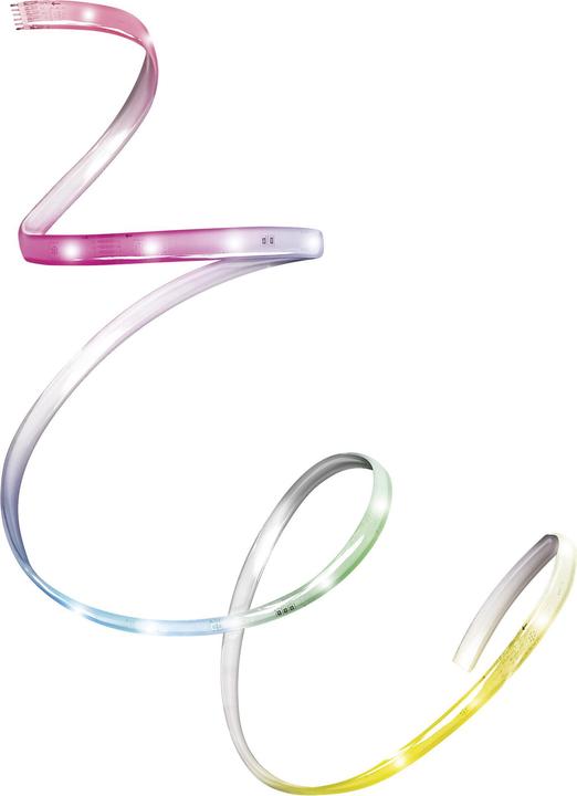 Ledvance Flexible, erweiterbare LED-Strips mit RGB-Farbsteuerung und dimmbarem Weisslicht (RGB, 100 cm, Indoor)