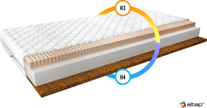 Productafbeelding ELTAP Materac Lateksowy Mokka (Latex kern, 140 x 200 cm)