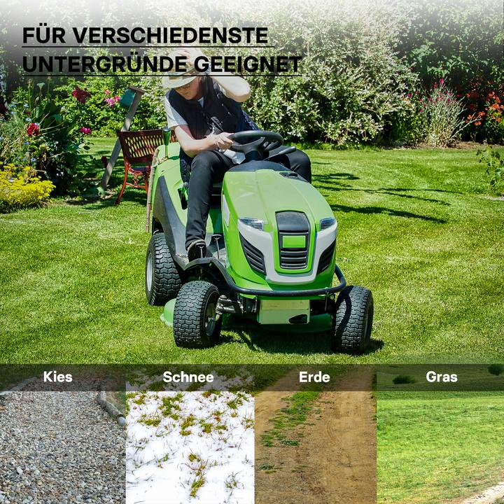 Immagine prodotto Wiltec Pneumatico per tosaerba 16x5.00-8 con battistrada a blocchi per tosaerba a scoppio e carrelli a mano (Tosaerba)