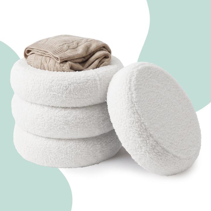 Produktbild Relaxdays Teddyfell-Hocker