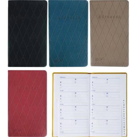 Thumbnail - Roost, Heft + Block, Adressbuch A6 46606 3 Farben, liniert (A6, Liniert)