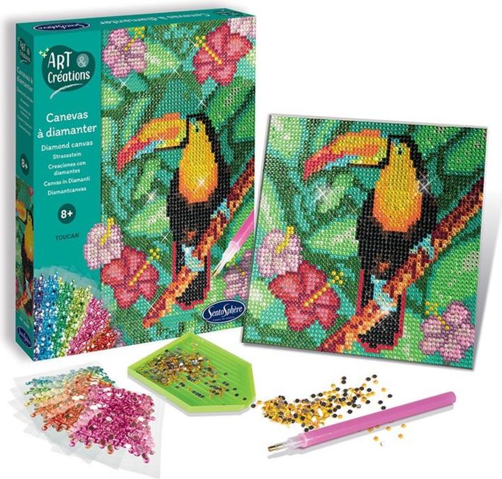 Actual product image Sentosphere Rhinestone picture Toucan