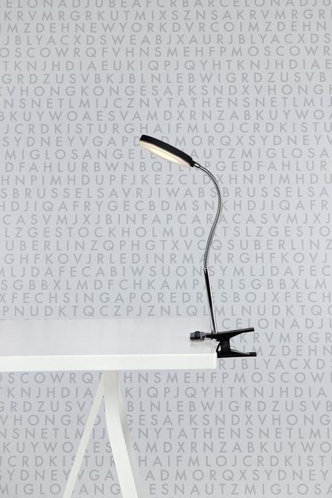 Immagine prodotto Markslöjd Lampada da tavolo Flex Clip, 3000K, 5W, nero/cromo (300 lm)