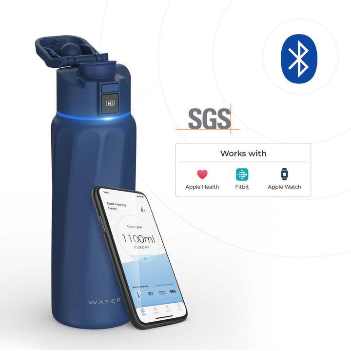 Produktbild WaterH BOOST Chug Lid - Magnetite Blue (32oz./946ml) (0.95 l)