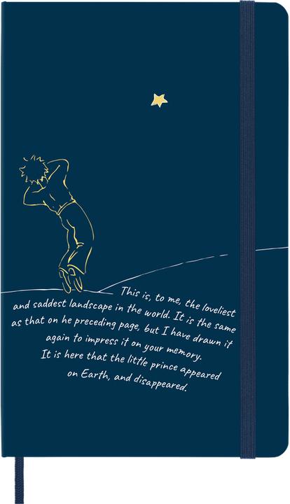 Image du produit Moleskine NB&Cahier Set Prince Lune (21 x 13 cm, Règle spéciale, Couverture rigide)