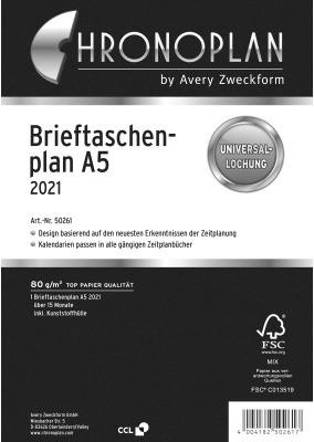 Immagine prodotto Chronoplan CHRONOPLA Wallet Planner 2021 50261Z.21 15 mesi, 6M/1S (A5, 1 mese / 1 pagina)