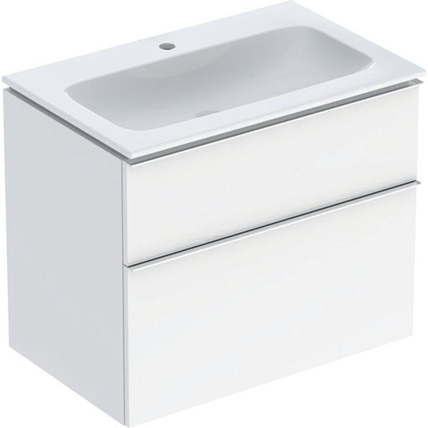 Thumbnail - Geberit, Badmöbelset, iCon Set Möbelwaschtisch mit Unterschrank, 2 Schubladen, 75x63x48 cm, 502336
