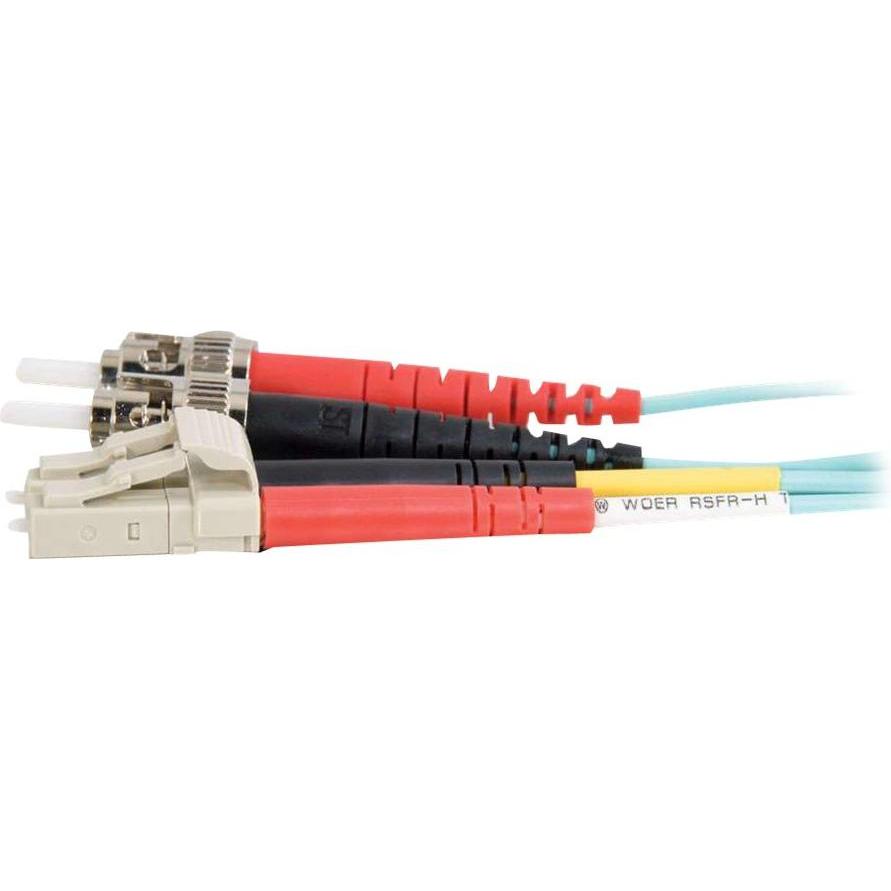 Thumbnail - C2G LC-ST 10Gb 50/125 OM3 Duplex Multimode PVC Fiber Optic Cable (LSZH) (2 m), Netzwerkkabel