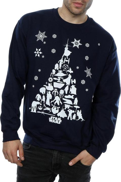 Immagine prodotto Star Wars Christmas Tree Felpa Uomo (XL)