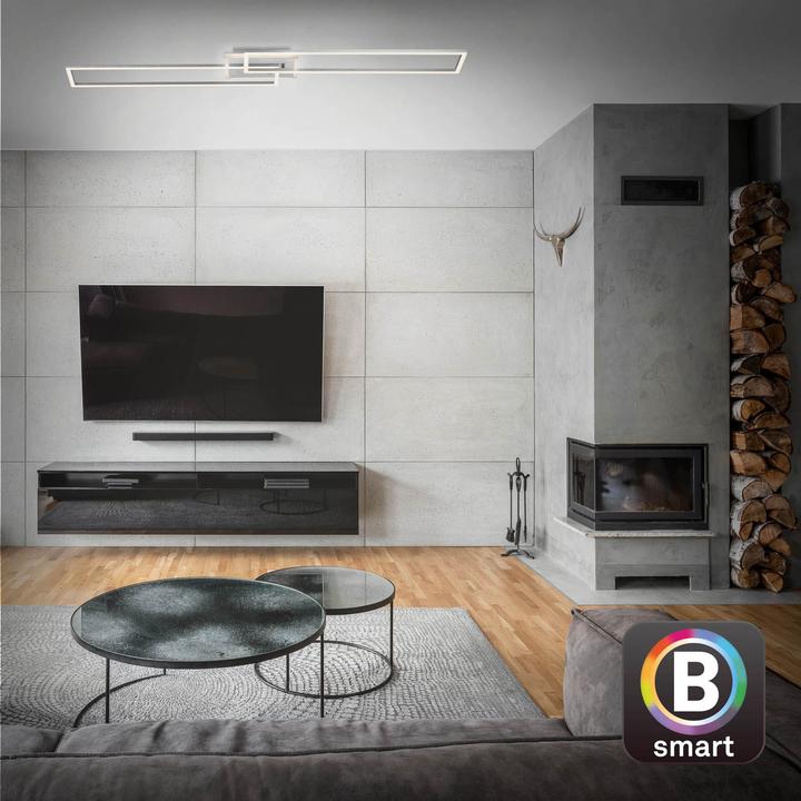 Produktbild Briloner B smart WiFi + Bluetooth CCT LED Wand- und Deckenleuchte mit Mittellicht (5200 lm)