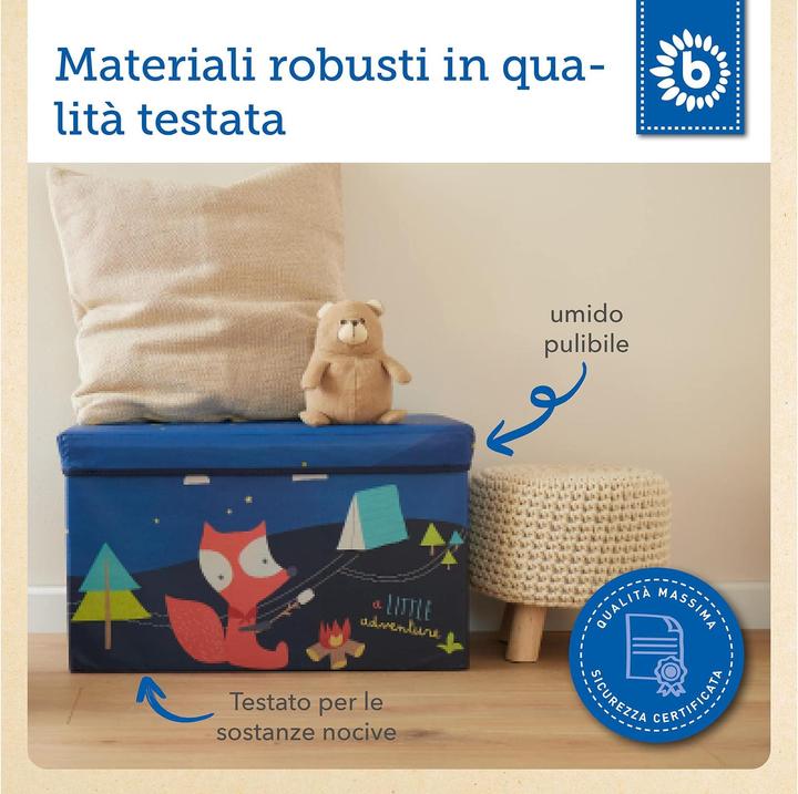 Image du produit Bieco 2in1 Aufbewahrungsbox und Bank Scout Camp