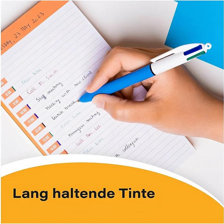 Actual product image Bic Ballpoint pen 4 Colours Original 0.32 mm 12 pieces (Multicoloured, 12x)