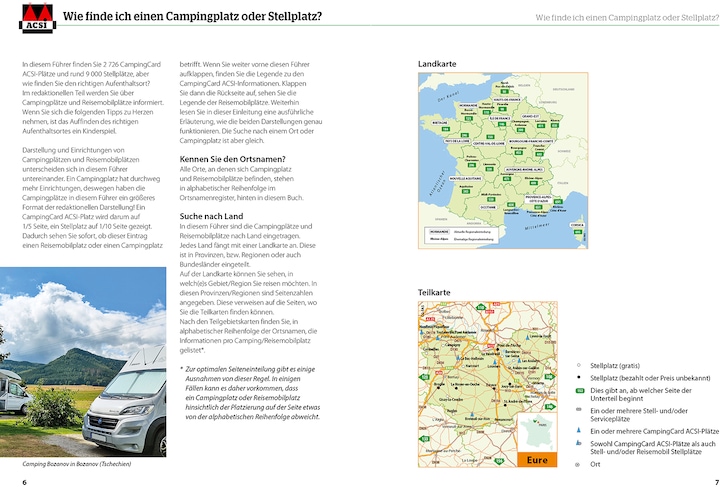 Produktbild HV ACSI CampingCard&Stellplatzführer (Deutsch, Hallwag, ACSI, 2023)