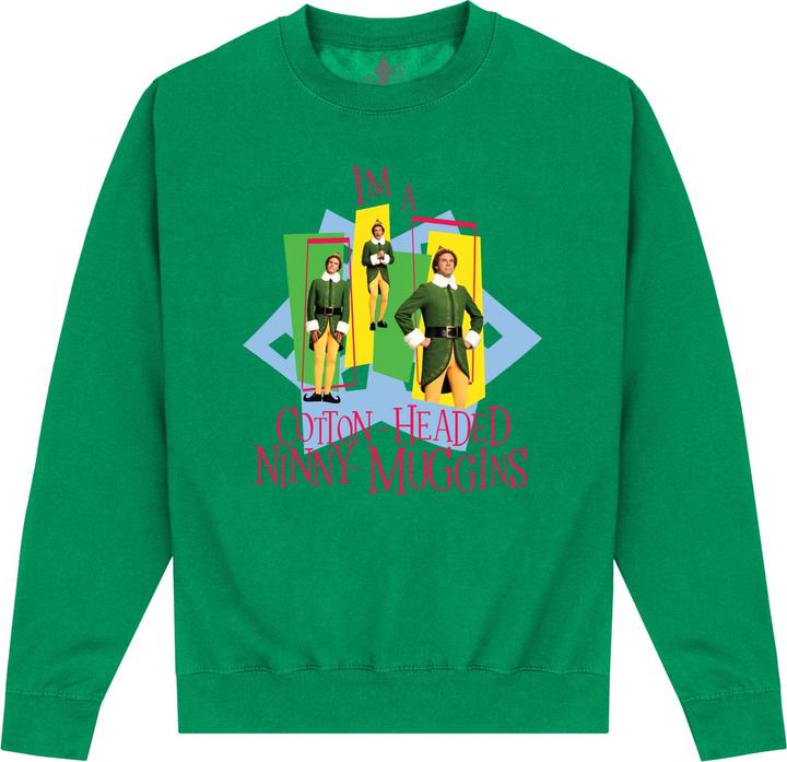 Immagine prodotto Elf Ninny Muggins Felpa Retrò Adulto Unisex (S)