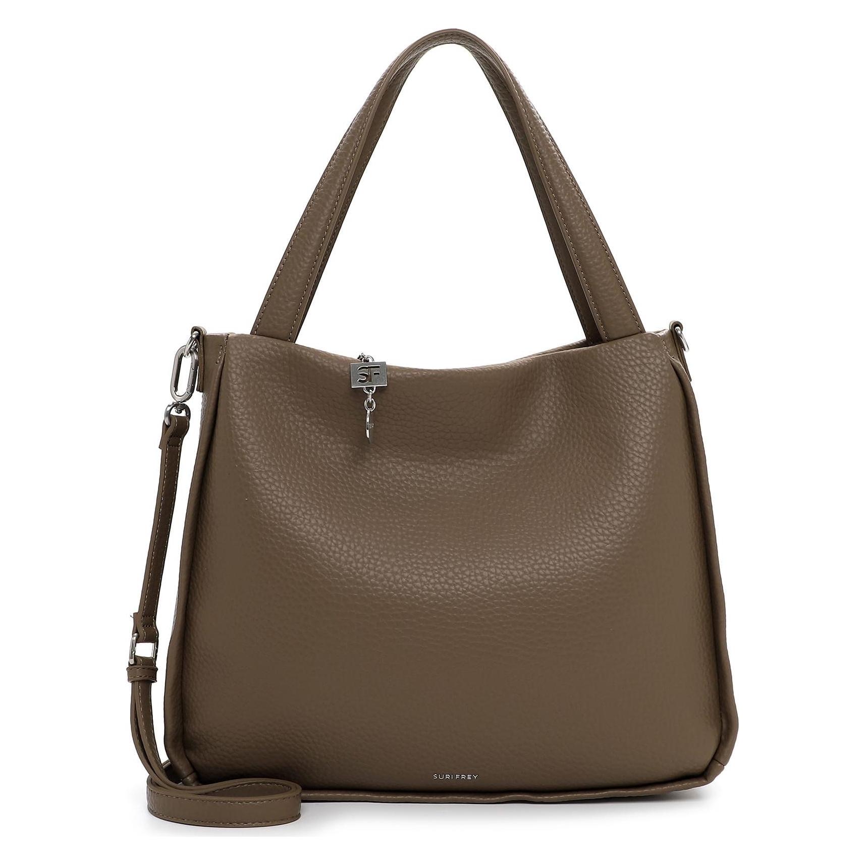 Suri Frey, Damen, Tasche, Shopper Sfy Buffey, Beige, Grau, (13.30 l)