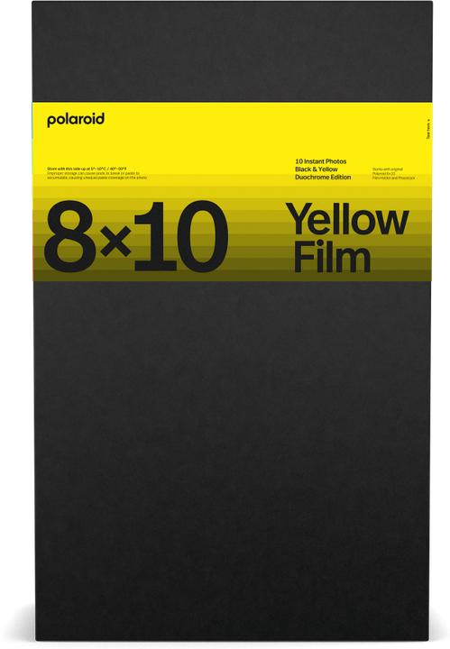 Actual product image Polaroid 8x10 Duochrome Film Black & Yellow